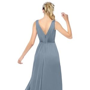 Azazie Bridesmaid Dress Dusty Blue